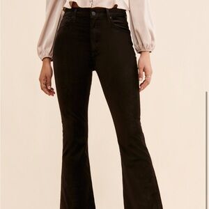 Citizens of Humanity Lilah Bootcut Velvet Chocolate Brown Pant Sz 28